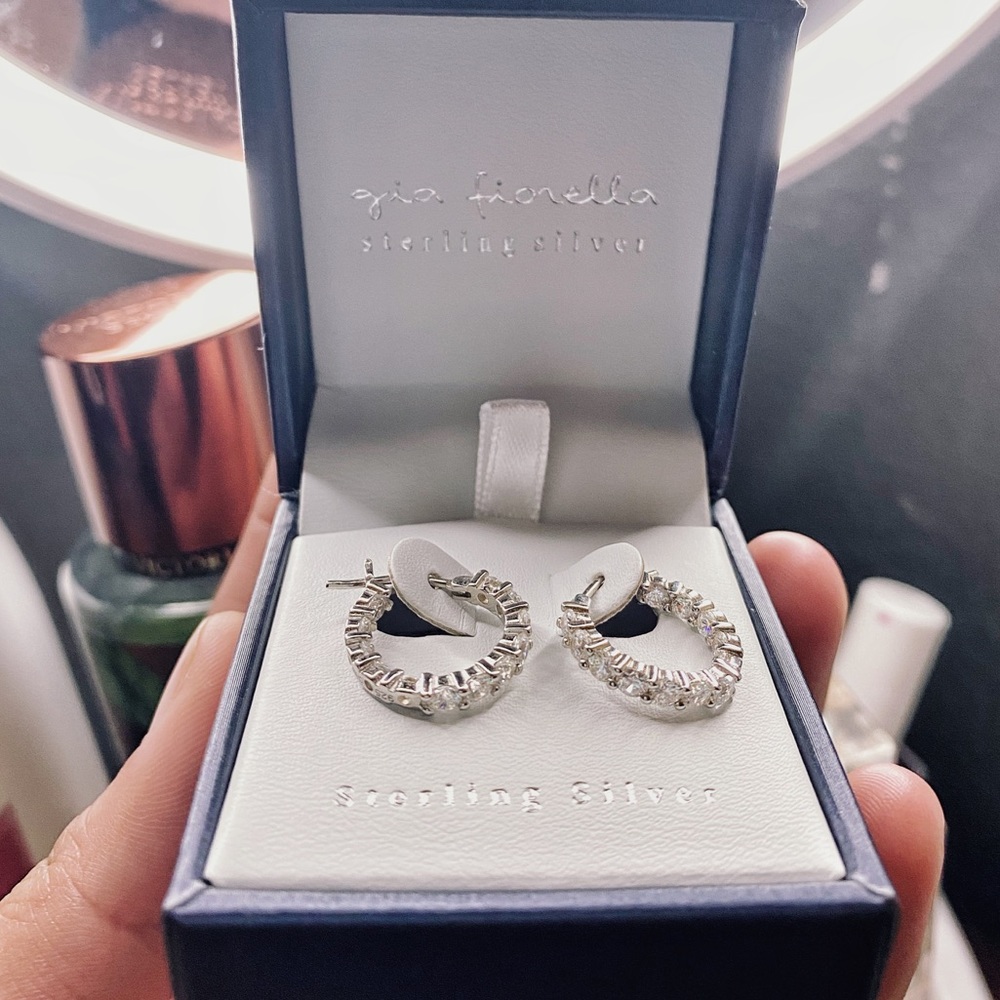 Gia fiorella sterling silver earrings